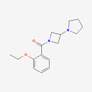 molecular formula C16H22N2O2 B2870858 (2-Ethoxyphenyl)-(3-pyrrolidin-1-ylazetidin-1-yl)methanone CAS No. 2309587-06-0