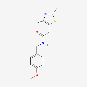 2-(2,4-dimethylthiazol-5-yl)-N-(4-methoxybenzyl)acetamide