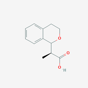 (2S)-2-(3,4-Dihydro-1H-isochromen-1-yl)propanoic acid