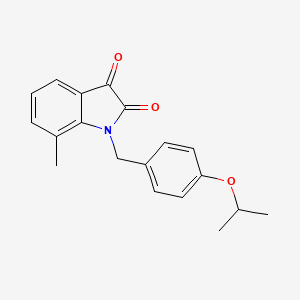 1-(4-Isopropoxybenzyl)-7-methylindoline-2,3-dione