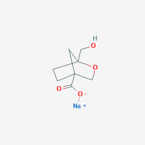 Sodium;1-(hydroxymethyl)-2-oxabicyclo[2.2.1]heptane-4-carboxylate
