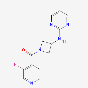 (3-Fluoropyridin-4-yl)(3-(pyrimidin-2-ylamino)azetidin-1-yl)methanone