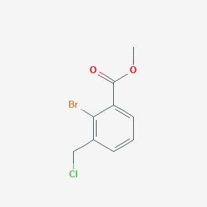 molecular formula C9H8BrClO2 B2870940 2-溴-3-(氯甲基)苯甲酸甲酯 CAS No. 2253629-67-1