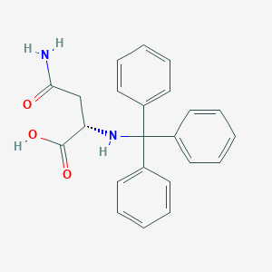 molecular formula C23H22N2O3 B2870956 L-Asparagine, N-(triphenylmethyl)- CAS No. 132388-58-0; 57618-17-4