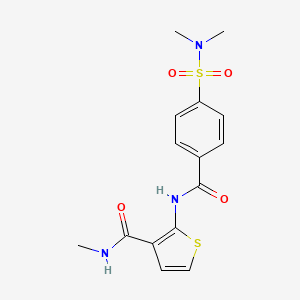 2-(4-(N,N-dimethylsulfamoyl)benzamido)-N-methylthiophene-3-carboxamide