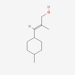 2-Methyl-3-(4-methylcyclohexyl)prop-2-en-1-ol