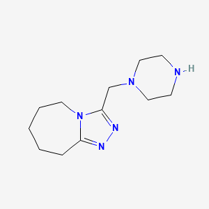 3-(piperazin-1-ylmethyl)-6,7,8,9-tetrahydro-5H-[1,2,4]triazolo[4,3-a]azepine