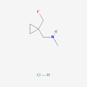 1-(1-(Fluoromethyl)cyclopropyl)-N-methylmethanamine hydrochloride