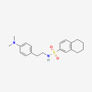 N-(4-(dimethylamino)phenethyl)-5,6,7,8-tetrahydronaphthalene-2-sulfonamide