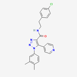 molecular formula C24H22ClN5O B2871094 N-(4-bromophenyl)-4'-(pyrrolidin-1-ylsulfonyl)biphenyl-3-carboxamide CAS No. 1226453-01-5