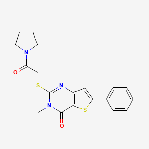 5-({4-[(4-chlorobenzoyl)amino]phenoxy}methyl)-N-cyclohexylisoxazole-3-carboxamide