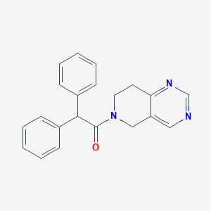 1-(7,8-dihydropyrido[4,3-d]pyrimidin-6(5H)-yl)-2,2-diphenylethanone