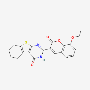 2-(8-ethoxy-2-oxo-2H-chromen-3-yl)-5,6,7,8-tetrahydro[1]benzothieno[2,3-d]pyrimidin-4(3H)-one