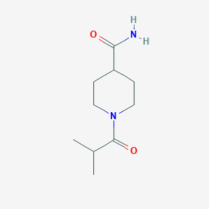 molecular formula C10H18N2O2 B2871148 1-异丁酰基-4-哌啶甲酰胺 CAS No. 1094521-40-0