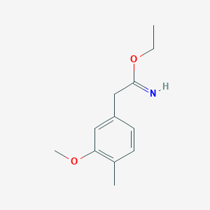 Ethyl 2-(3-methoxy-4-methylphenyl)ethanimidate