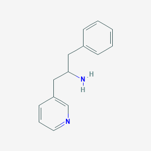 molecular formula C14H16N2 B2871158 1-Phenyl-3-(pyridin-3-YL)propan-2-amine CAS No. 1082648-77-8