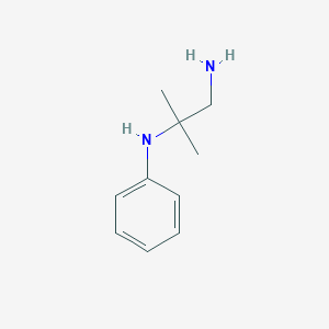 molecular formula C10H16N2 B2871188 2-methyl-N2-phenylpropane-1,2-diamine CAS No. 68173-00-2