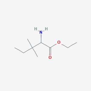 Ethyl 2-amino-3,3-dimethylpentanoate