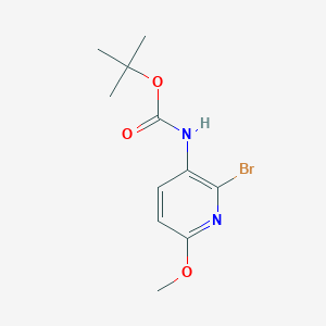 Tert-butyl (2-bromo-6-methoxypyridin-3-yl)carbamate