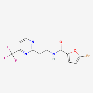 5-bromo-N-(2-(4-methyl-6-(trifluoromethyl)pyrimidin-2-yl)ethyl)furan-2-carboxamide