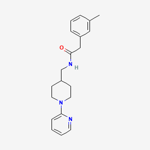 N-((1-(pyridin-2-yl)piperidin-4-yl)methyl)-2-(m-tolyl)acetamide
