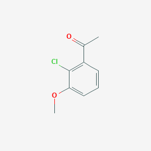 molecular formula C9H9ClO2 B2871273 1-(2-Chloro-3-methoxyphenyl)ethan-1-one CAS No. 1307255-37-3