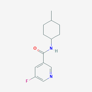 molecular formula C13H17FN2O B2871284 5-氟-N-(4-甲基环己基)吡啶-3-甲酰胺 CAS No. 2097937-20-5