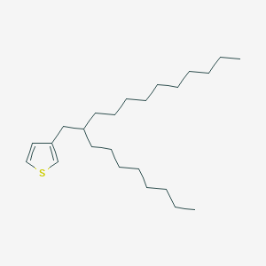 molecular formula C24H44S B2871298 3-(2-辛基十二烷基)噻吩 CAS No. 1268060-76-9