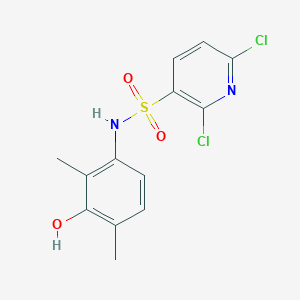 molecular formula C13H12Cl2N2O3S B2871334 2,6-二氯-N-(3-羟基-2,4-二甲基苯基)吡啶-3-磺酰胺 CAS No. 1280844-36-1