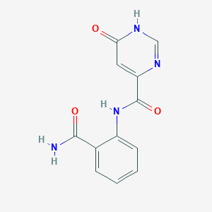 N-(2-carbamoylphenyl)-6-hydroxypyrimidine-4-carboxamide