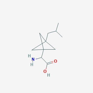 2-Amino-2-[3-(2-methylpropyl)-1-bicyclo[1.1.1]pentanyl]acetic acid