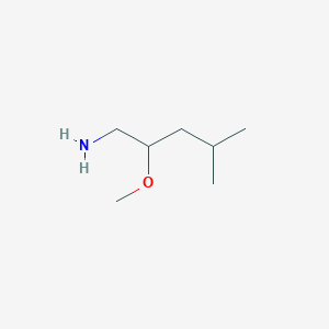 molecular formula C7H17NO B2871367 2-Methoxy-4-methylpentan-1-amine CAS No. 883541-73-9