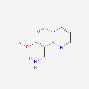 molecular formula C11H12N2O B2871398 (7-Methoxyquinolin-8-yl)methanamine CAS No. 2060049-36-5