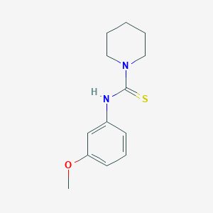 molecular formula C13H18N2OS B2871418 N-(3-methoxyphenyl)piperidine-1-carbothioamide CAS No. 501077-56-1