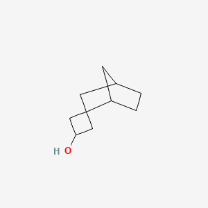 molecular formula C10H16O B2871421 Spiro[bicyclo[2.2.1]heptane-2,3'-cyclobutane]-1'-ol CAS No. 2248403-10-1