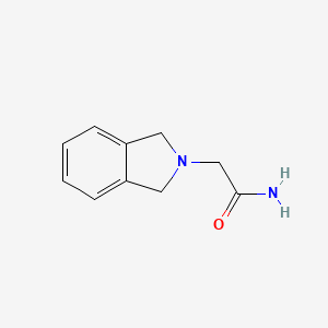 molecular formula C10H12N2O B2871441 2H-Isoindole-2-acetamide, 1,3-dihydro- CAS No. 1623-36-5
