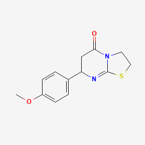 7-(4-methoxyphenyl)-6,7-dihydro-2H-thiazolo[3,2-a]pyrimidin-5(3H)-one