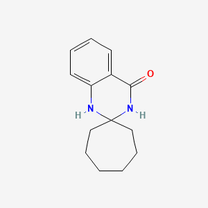 molecular formula C14H18N2O B2871508 1'H-spiro[cycloheptane-1,2'-quinazolin]-4'(3'H)-one CAS No. 101069-64-1