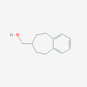 molecular formula C12H16O B2871519 6,7,8,9-Tetrahydro-5H-benzo[7]annulen-7-ylmethanol CAS No. 2305254-64-0