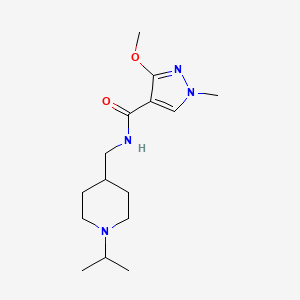 N-((1-isopropylpiperidin-4-yl)methyl)-3-methoxy-1-methyl-1H-pyrazole-4-carboxamide