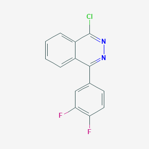 molecular formula C14H7ClF2N2 B2871563 1-Chloro-4-(3,4-difluorophenyl)phthalazine CAS No. 327105-11-3