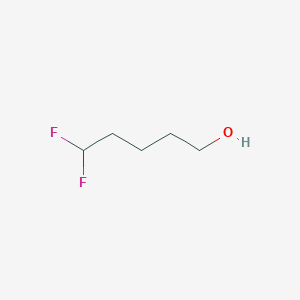 molecular formula C5H10F2O B2871585 5,5-Difluoropentan-1-ol CAS No. 1668599-04-9