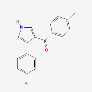 molecular formula C18H14BrNO B2871594 (4-(4-溴苯基)-1H-吡咯-3-基)(4-甲基苯基)甲酮 CAS No. 478031-39-9