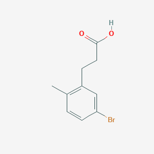 molecular formula C10H11BrO2 B2871597 3-(5'-Bromo-2'-methylphenyl)propionic acid CAS No. 14966-14-4