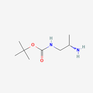 molecular formula C8H18N2O2 B2871605 (S)-Tert-butyl (2-aminopropyl)carbamate CAS No. 121103-15-9; 1269493-35-7