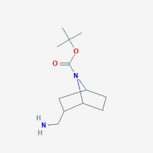 Tert-butyl 2-(aminomethyl)-7-azabicyclo[2.2.1]heptane-7-carboxylate