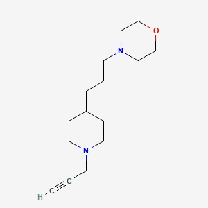 molecular formula C15H26N2O B2871655 4-{3-[1-(Prop-2-yn-1-yl)piperidin-4-yl]propyl}morpholine CAS No. 1797317-71-5