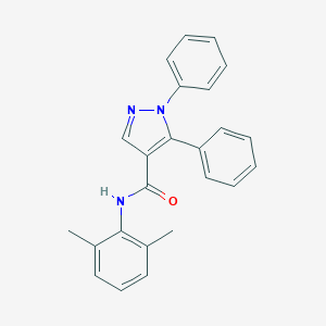 molecular formula C24H21N3O B287167 N-(2,6-dimethylphenyl)-1,5-diphenyl-1H-pyrazole-4-carboxamide 