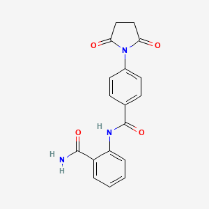 2-{[4-(2,5-Dioxoazolidinyl)phenyl]carbonylamino}benzamide