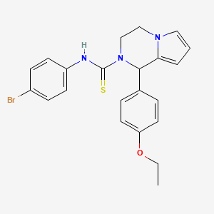 N-(4-bromophenyl)-1-(4-ethoxyphenyl)-3,4-dihydropyrrolo[1,2-a]pyrazine-2(1H)-carbothioamide